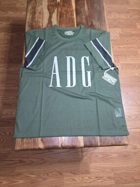 Denim Tears Men's Green Gap Varsity Tee . Size 2X-Large.